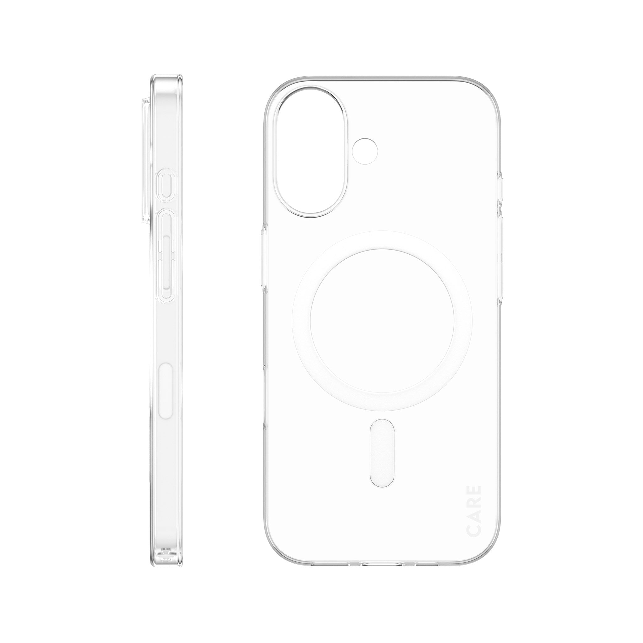 CARE™ by PanzerGlass® SL1M Case Transparent m. MagSafe iPhone 17